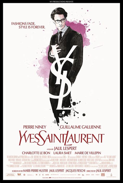 love flyer yves saint laurent|yves saint laurent movie.